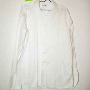 Calvin Klein Men's French Cuff Dress Shirt 16.5